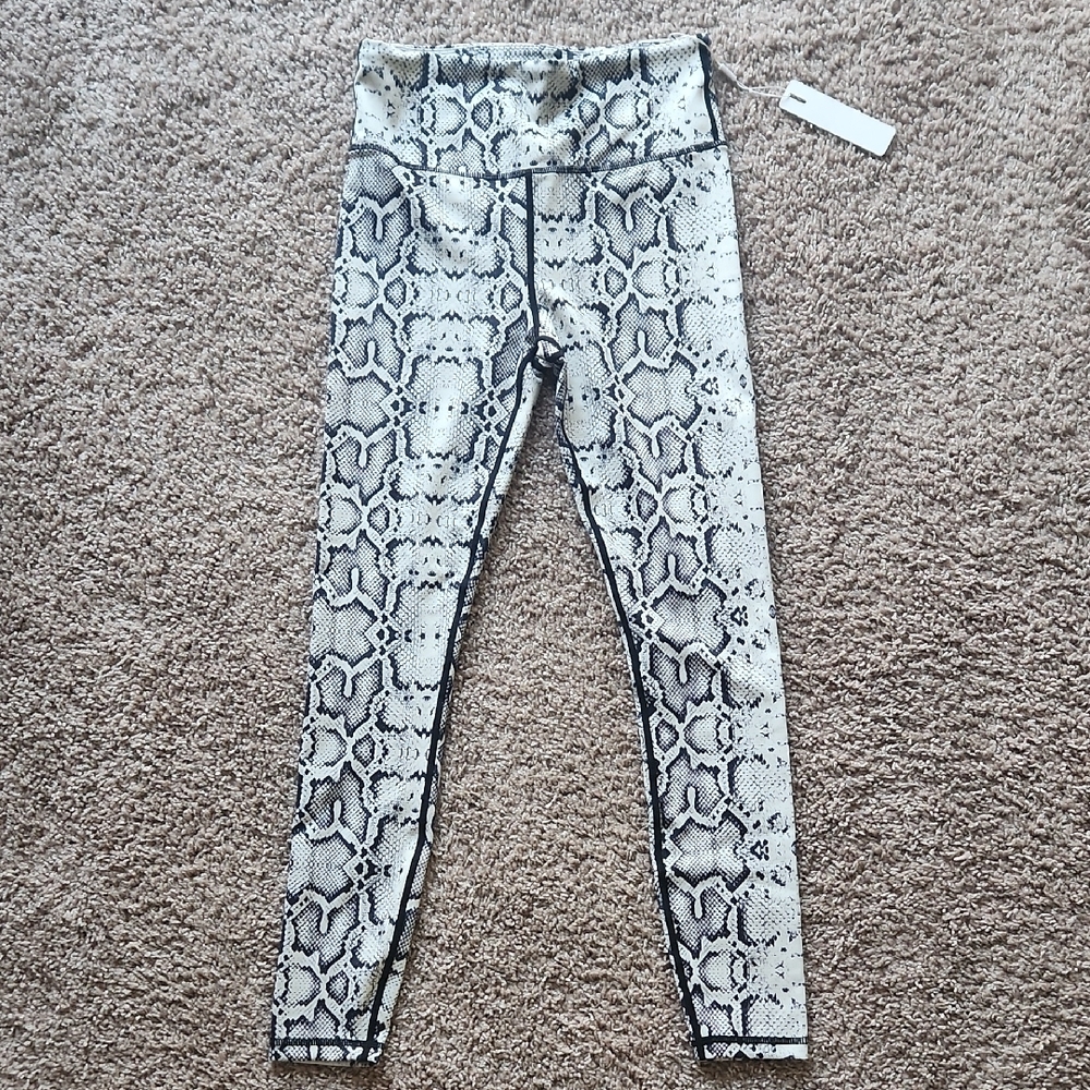 Snakeskin Print Leggings